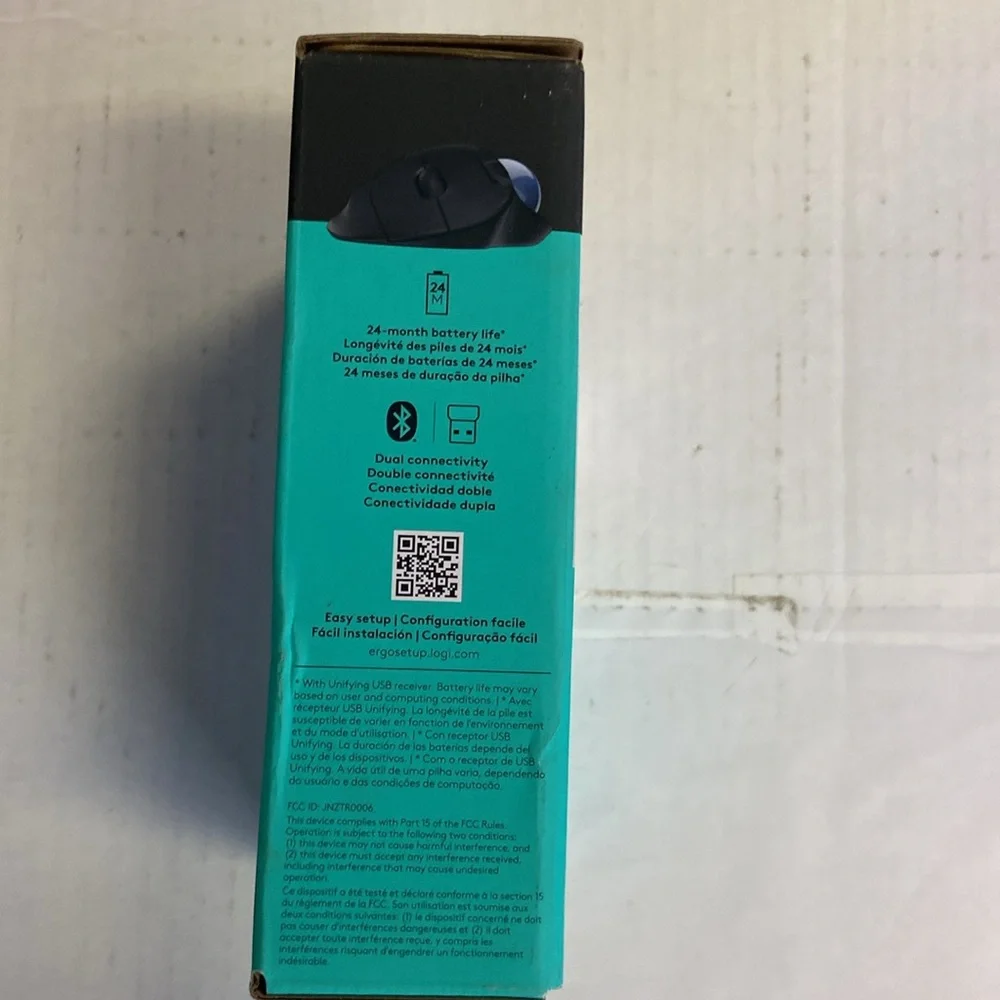 Ergonomic wireless trackball mouse from Logitech Brand new